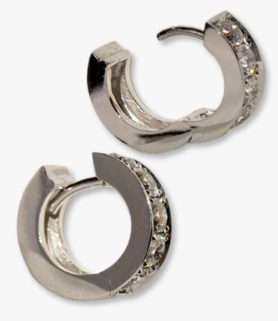 White gold and diamond Statement Jewels earrings | Statement Jewels